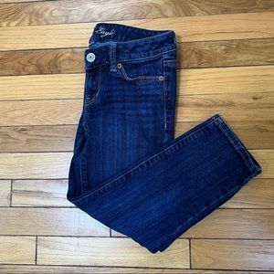 American Eagle stretch cropped skinny jeans 2 regular